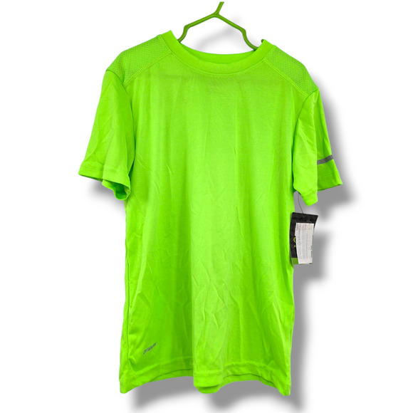 NEW Athletic Works Boys‎ Active Workout Moisture Wicking Outdoor Tee Green Small - Picture 1 of 6